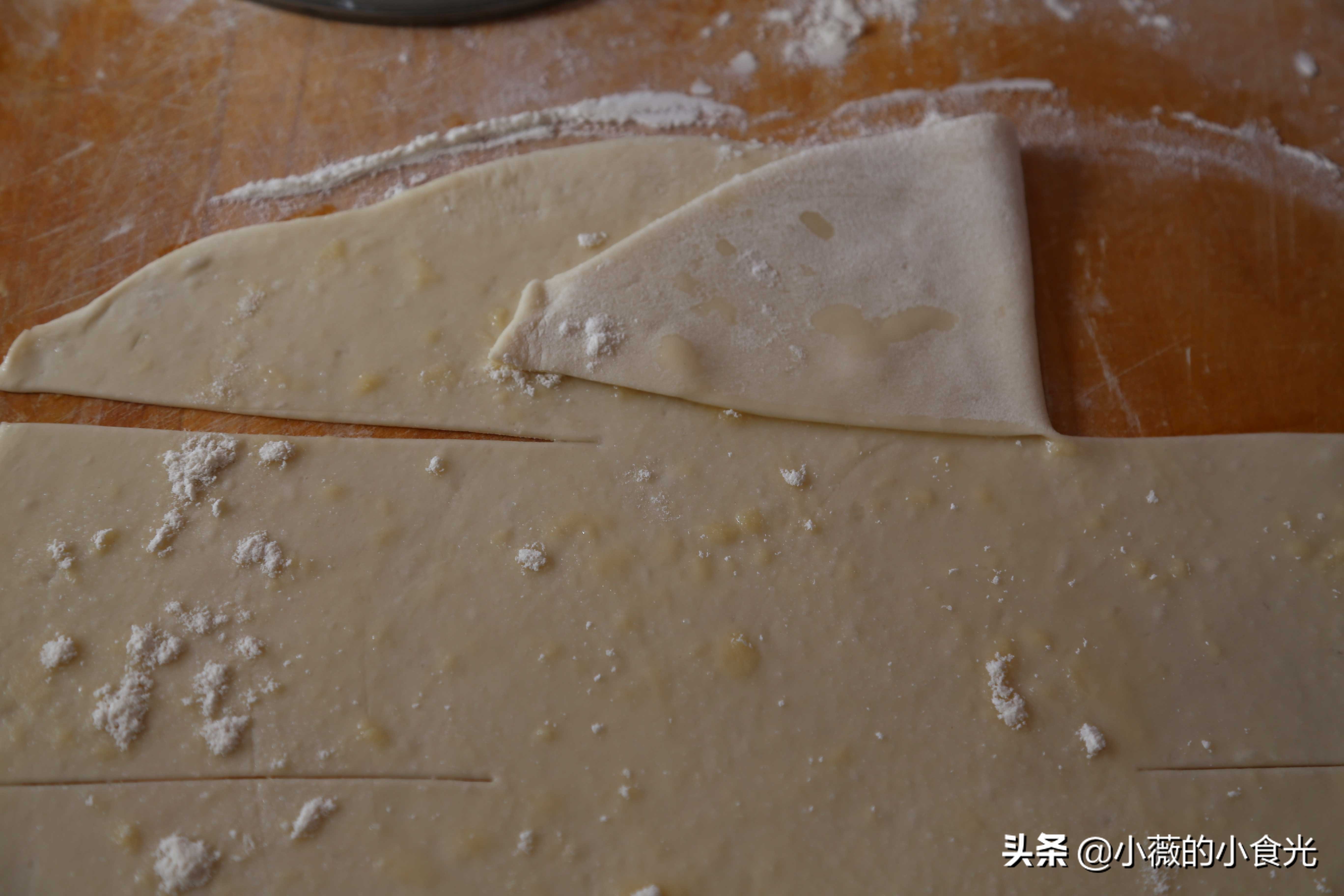 折纸饼的做法,折千层饼