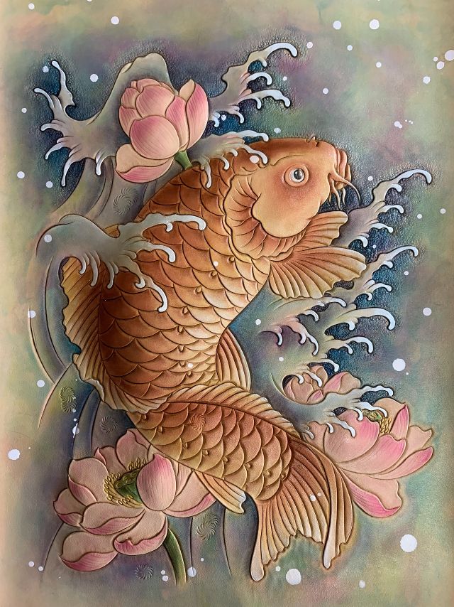 锦鲤的寓意和象征风水图,吉祥物锦鲤的寓意和象征