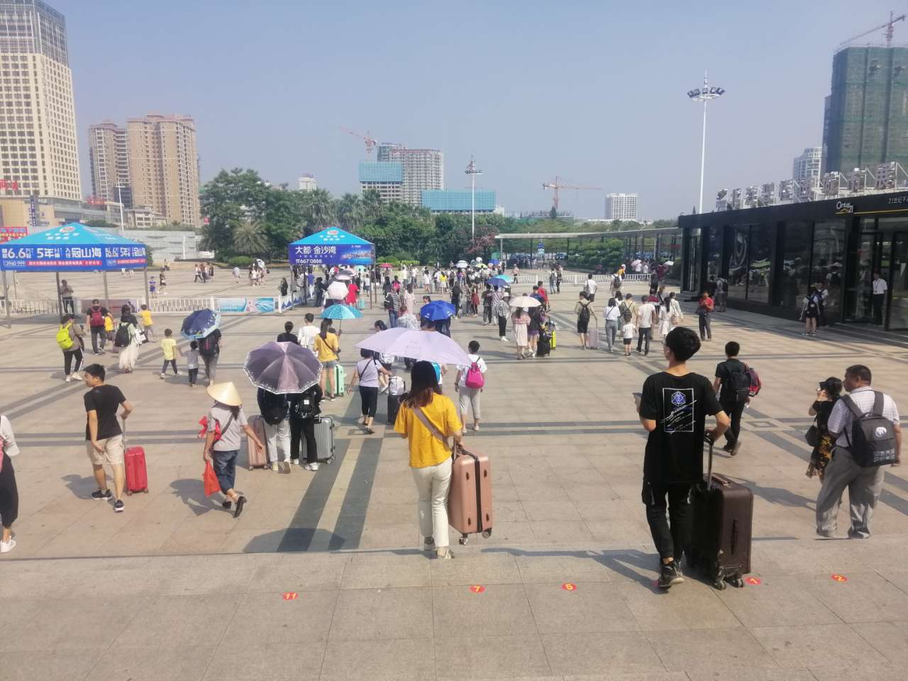 北海国庆节交通状况,北海国庆节车流