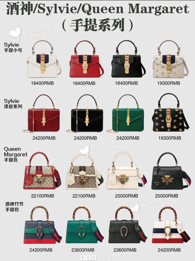 gucci包包必入十款,9张图带你看完gucci全系列包包