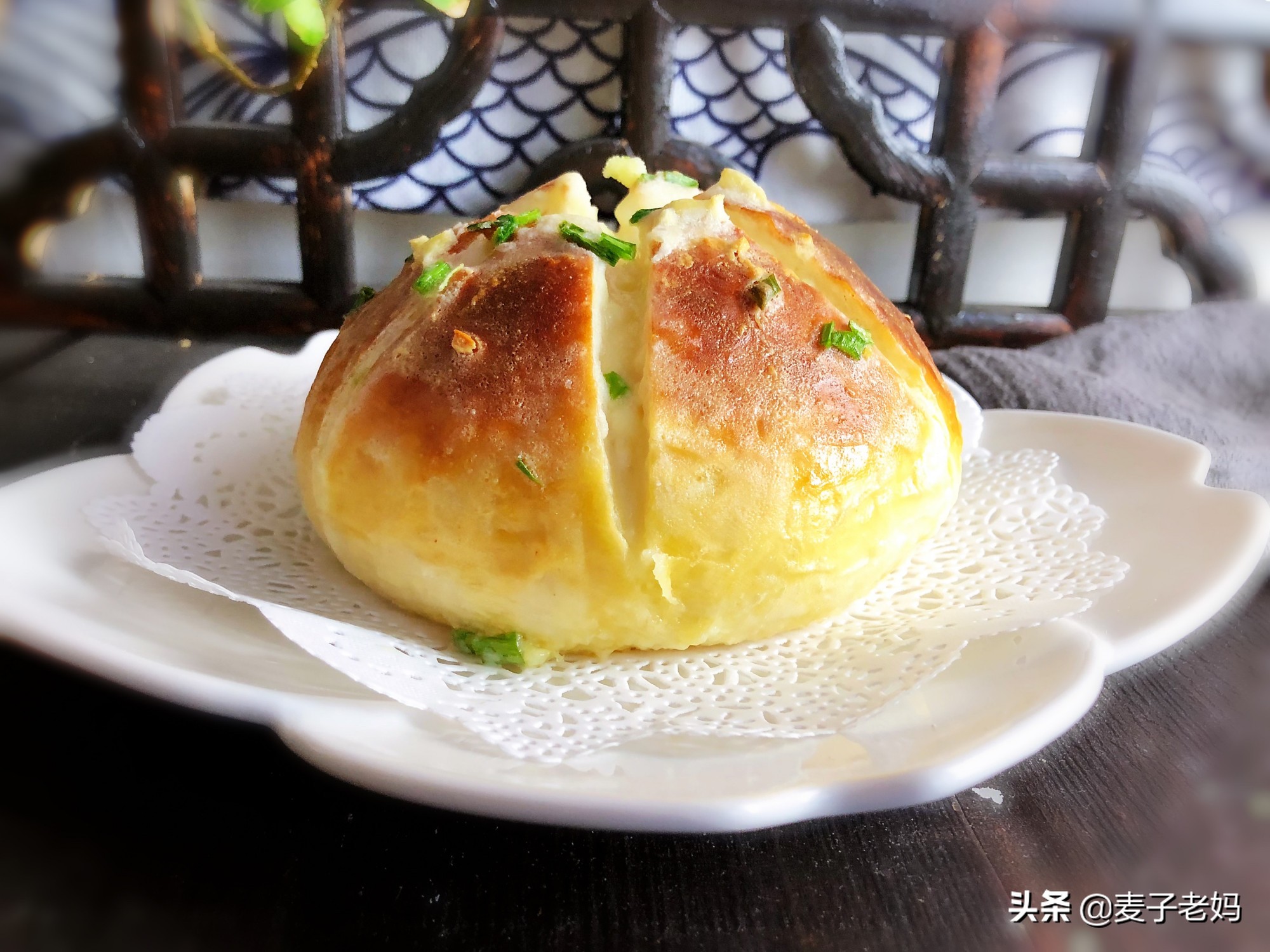 风靡韩国的网红面包,不用烤箱烤简单又方便的拉丝面包