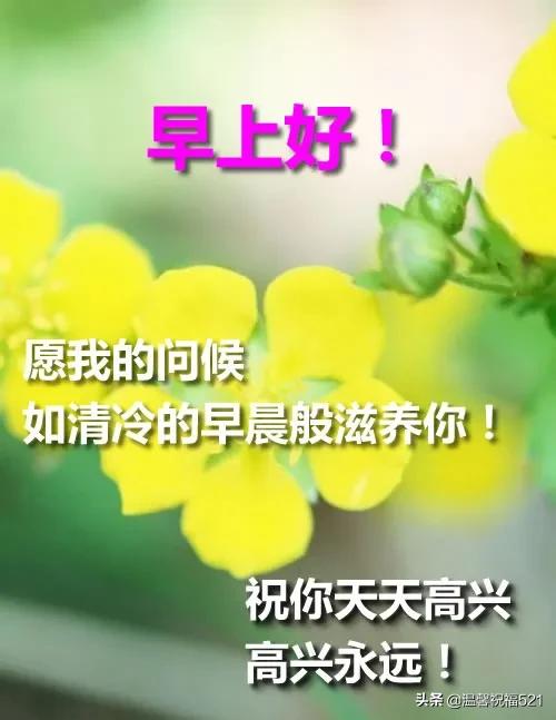 早安吉祥早上好动态图片,每日美丽漂亮早安祝福图片