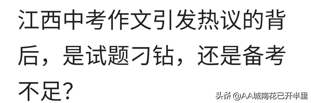江西中考作文没写鸡怎么办,江西中考语文作文题一只鸡