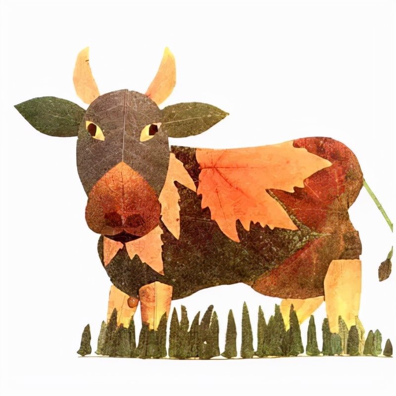 有多少种各种各样的小动物呢,用落叶做可爱的小动物