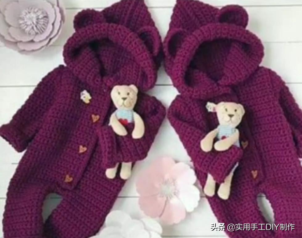 叶子针织宝宝连体衣裤教程 (连体婴儿裤子针织教程)