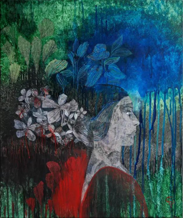 每日艺术抽象治愈,每日艺术家asuka