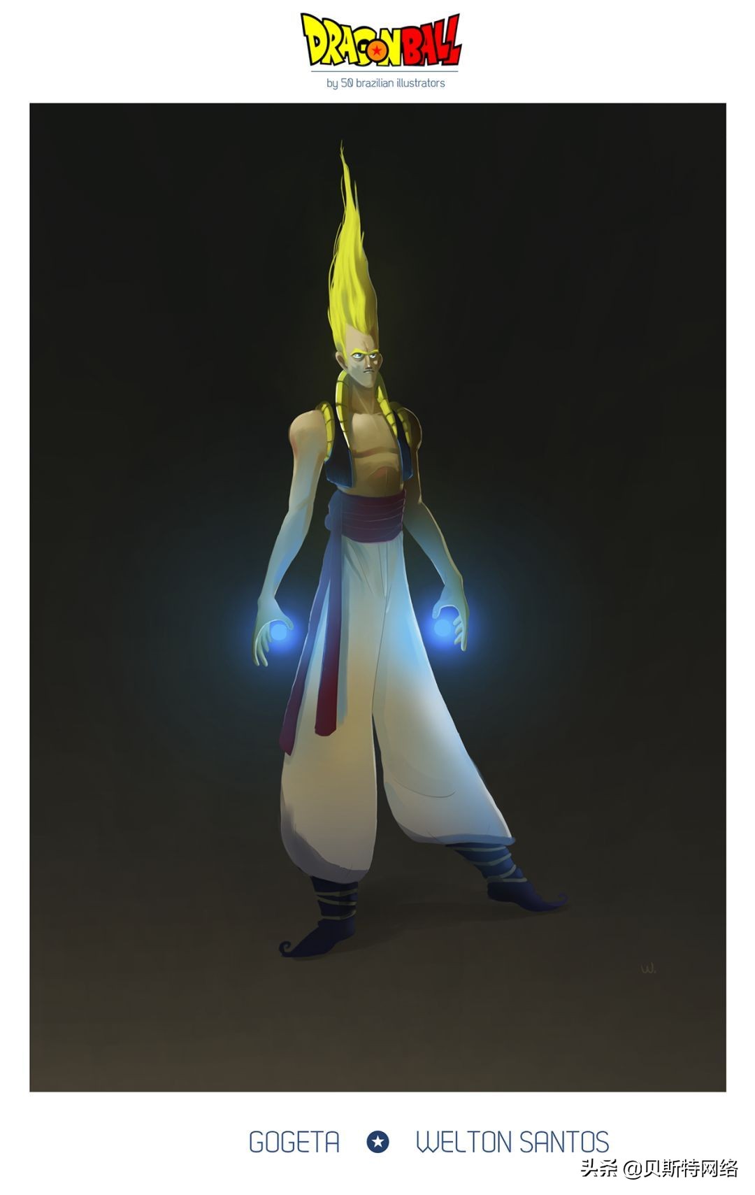 日本动漫插画师七龙珠,手绘龙珠经典插画
