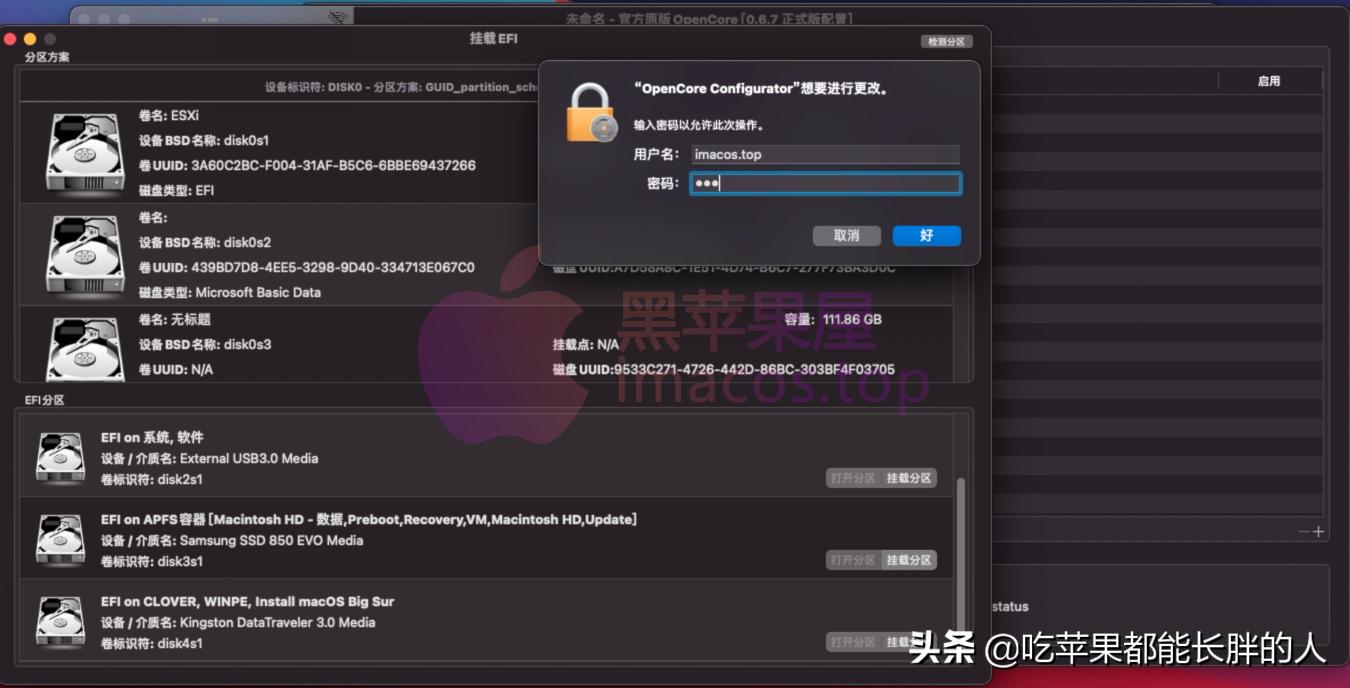 零基础2021最新macOSBigSur黑苹果安装完整教程opencore引导