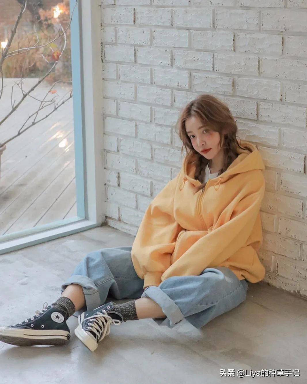 衬衣九分裤今春王炸cp巨洋气,卫衣小白鞋今秋王炸组合超洋气