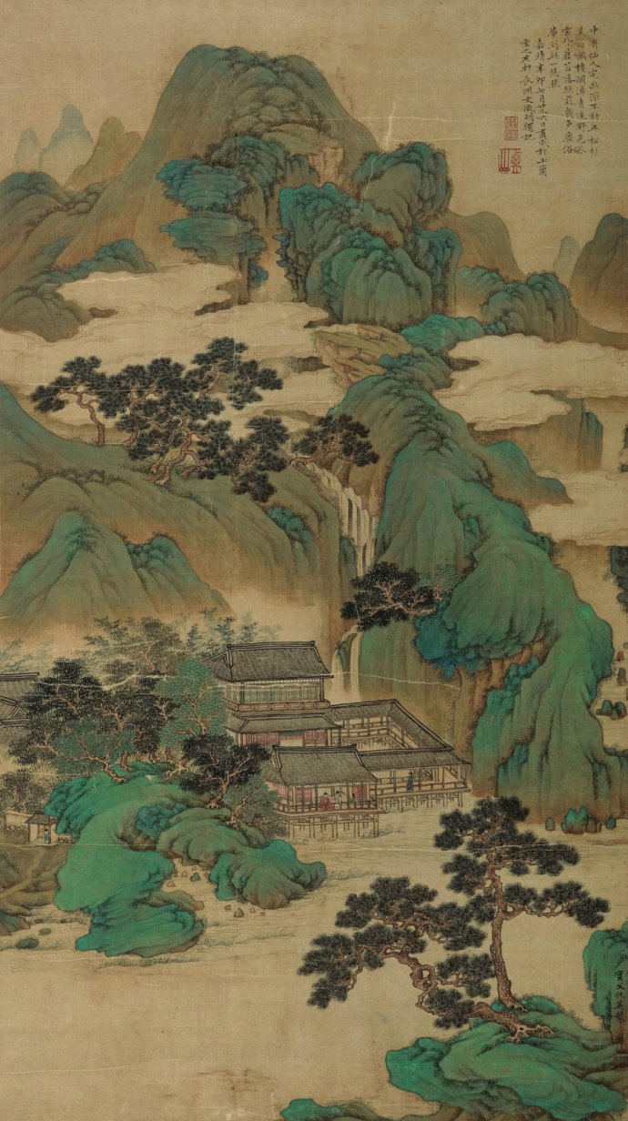 明代四大家仇英重彩画作品欣赏,仇英十大传世名画图文