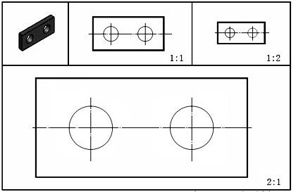 局部放大视图的比例,放大视图比例怎么定