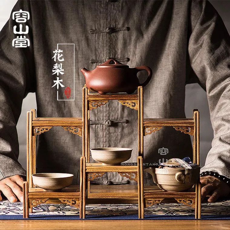 容山堂玻璃旅行茶具,容山堂鹅卵石电陶炉