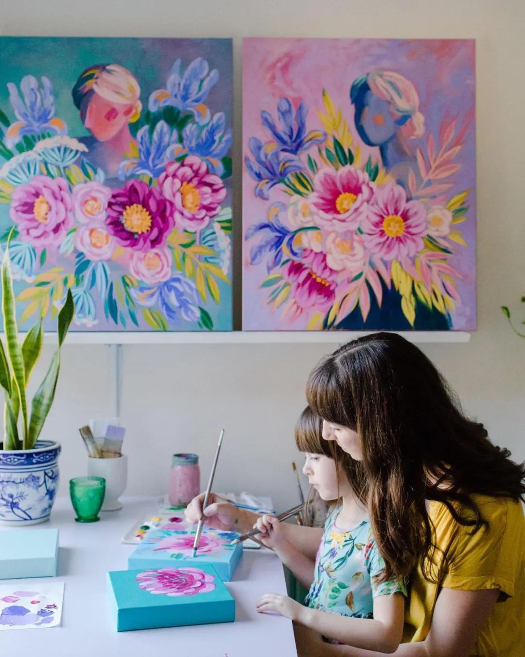 美术创意画幼儿丙烯平涂画,丙烯平涂的正确方法图解