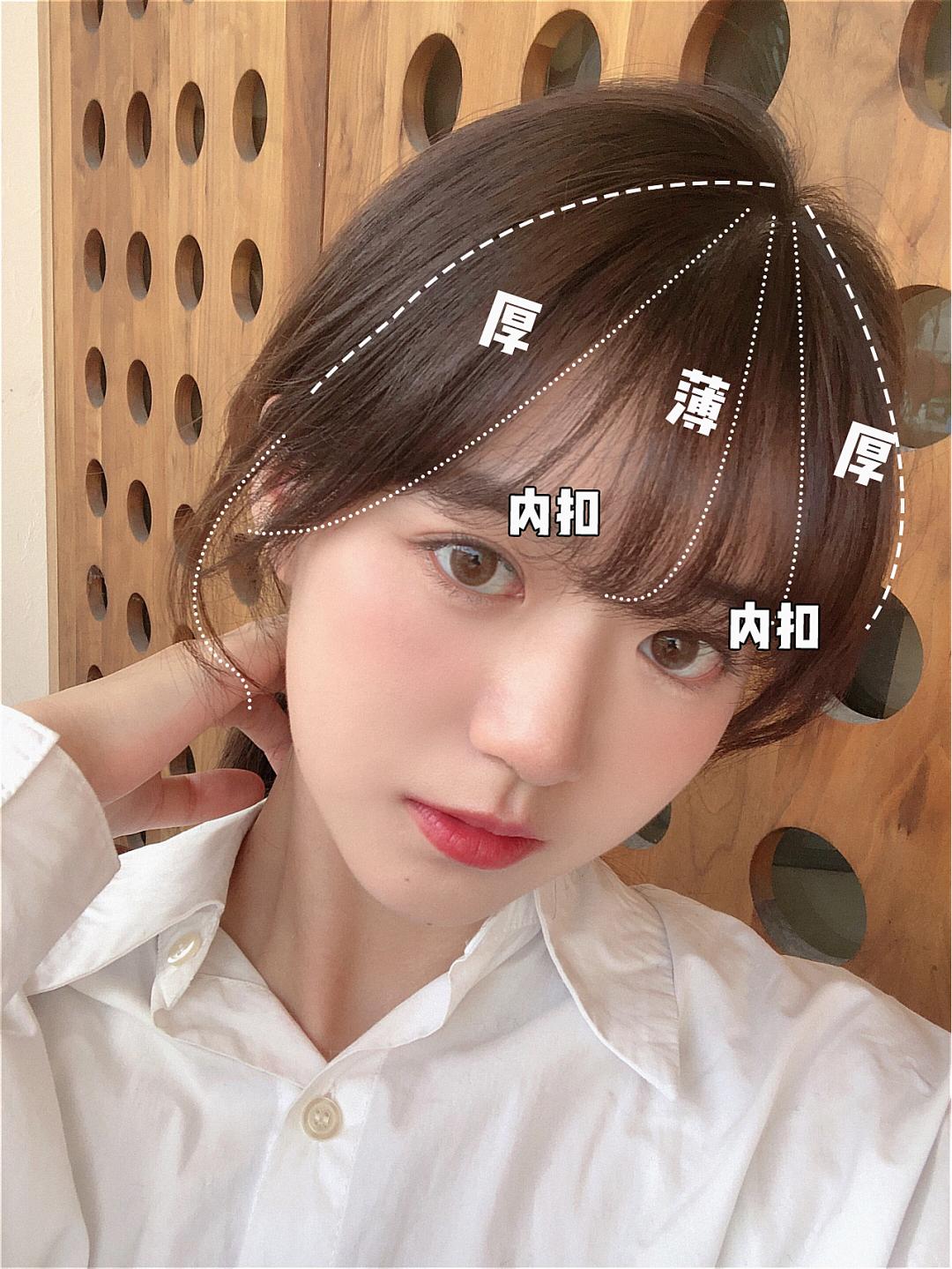 什么脸型都适合的刘海在家就能剪,刘海尴尬期适合剪什么样的刘海