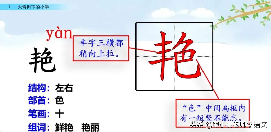 大青树下的小学重要背诵内容,大青树下的小学重点知识点