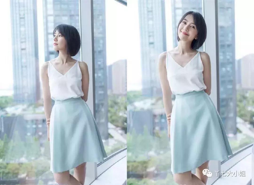 短发女孩穿什么裙子比较好看,女生短发适合穿什么样的裙子