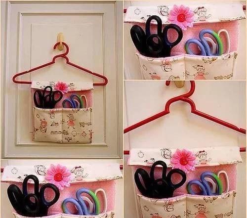 自制收纳小布筐超好看,碎布做有盖子的收纳筐