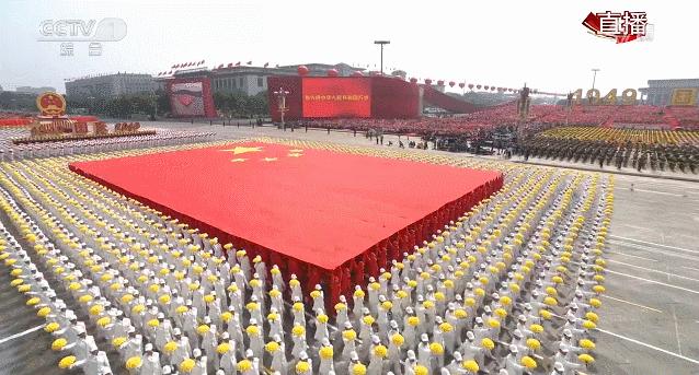 国庆节阅兵震撼画面素材,国庆节阅兵的变化