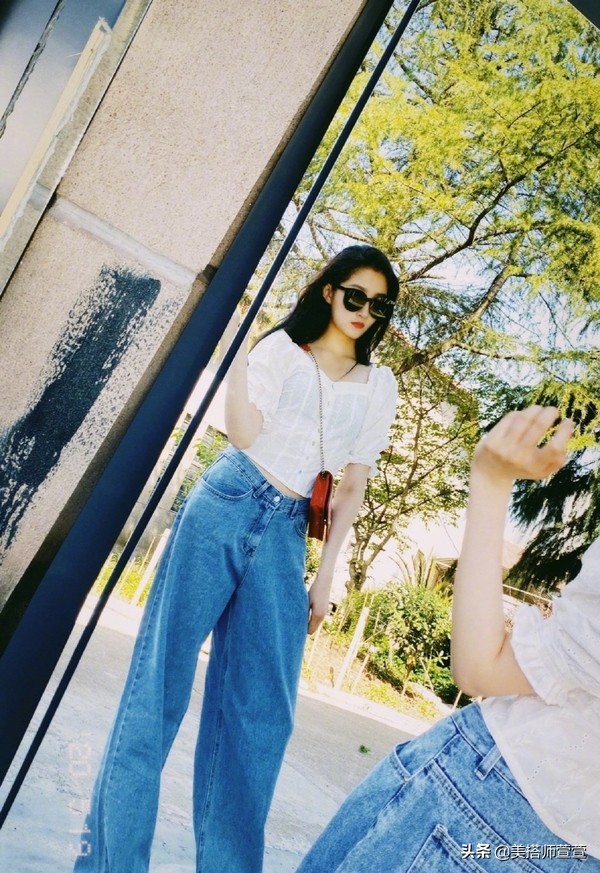 身高160体重160斤女生裤子显腿长,身高160cm的女生腿长多少