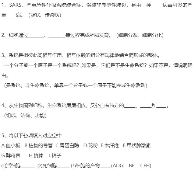 好全啊丨高中生物课本注脚、小字部分、课后拓展整顿（354条）