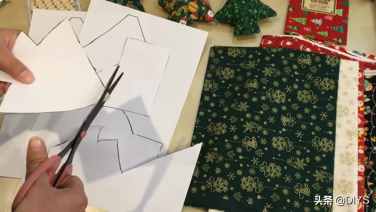 新年礼物手工缝制,手工制作缝纫袋教程