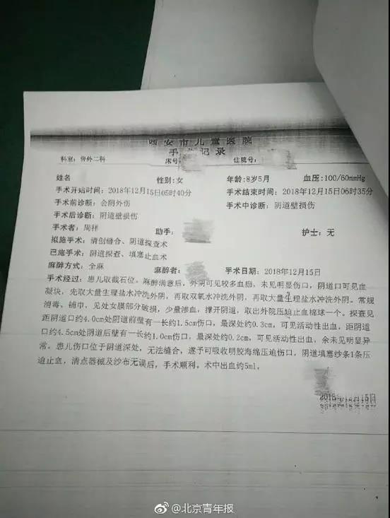 女孩被打至*体下**出血？幼童惨遭校园霸凌，网友：老师也信不过？