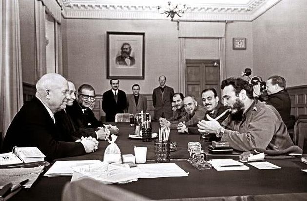 卡斯特罗的精彩瞬间,卡斯特罗和苏联