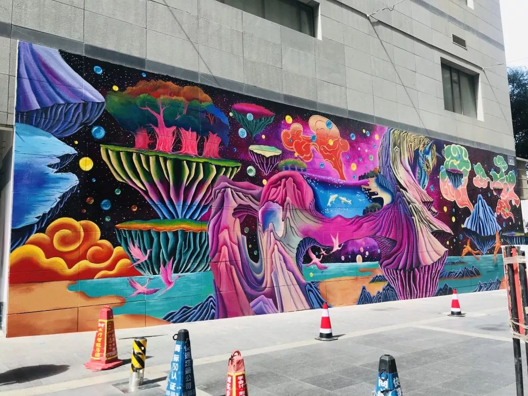 青海创意艺术墙绘,青海创意墙绘