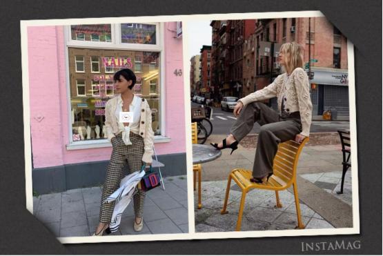 冬天带帽中长款针织开衫怎么搭配,针织开衫保暖又好穿女人味十足