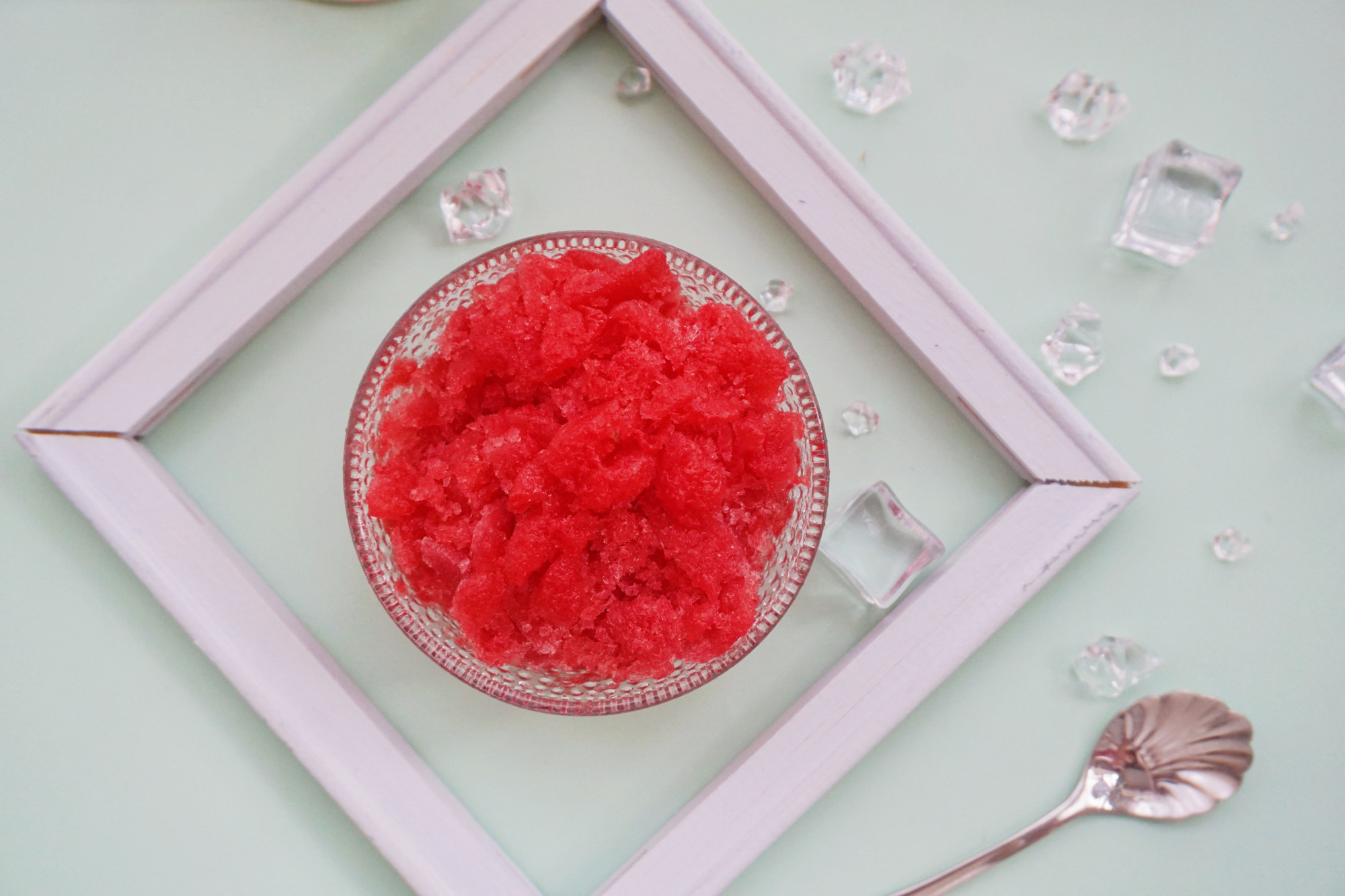 自制夏日饮品西瓜沙冰,做西瓜沙冰的方法