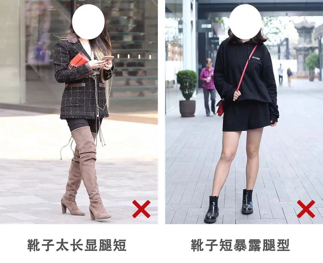 矮个子必备鞋最新款马丁靴,今年最火的中筒靴粗腿圆头马丁靴