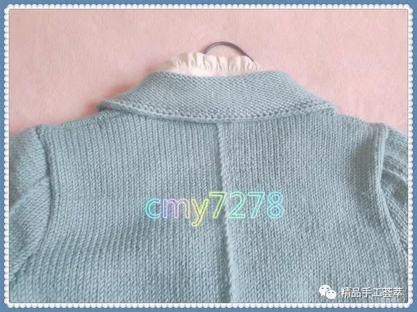 毛衣外套西装领织法教程成人,从上往下织开衫和尚领外套怎么织