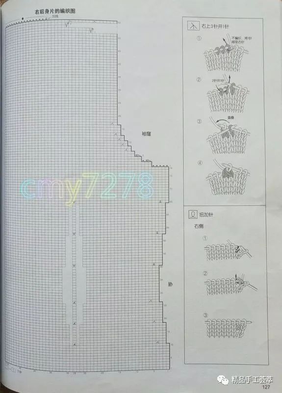 毛衣外套西装领织法教程成人,从上往下织开衫和尚领外套怎么织