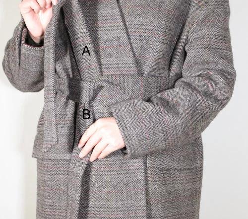 大衣腰带显瘦,大衣腰带的7种系法简单