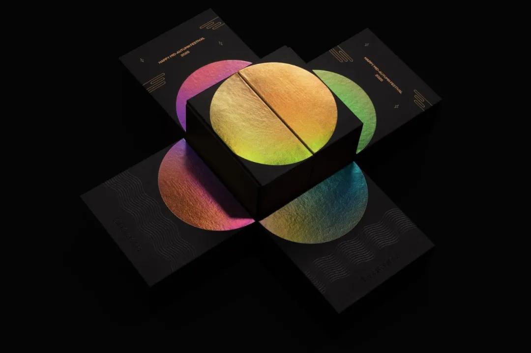 创意插画月饼礼盒长条形,创意满满的中秋节月饼包装设计