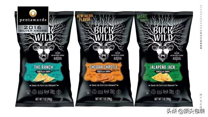 有创意的薯片包装,薯片包装风格
