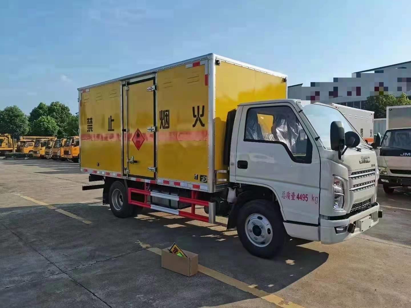 江铃特顺厢式车图片,江铃国六封闭式厢货车