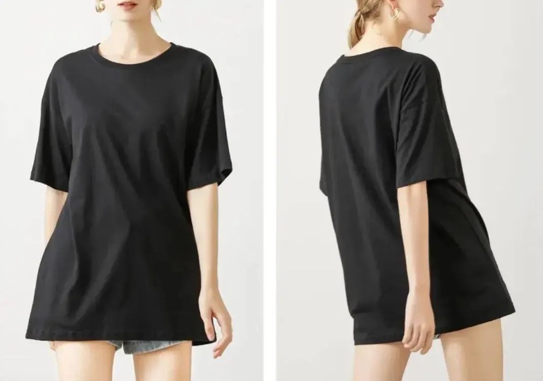 纯色t恤机洗 (纯棉t恤100%全棉不掉色)