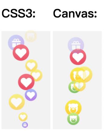 H5直播的疯狂点赞动画是如何实现的？,附完整源码