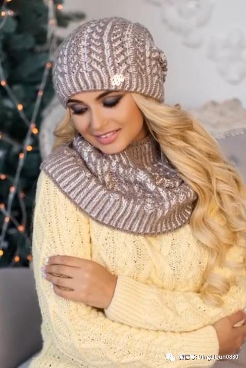 针织洋气气质帽子,针织帽子创意爆款