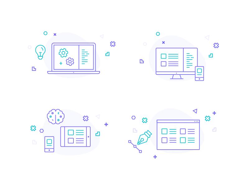 漂亮的ui动效设计,饕餮盛宴主题作品