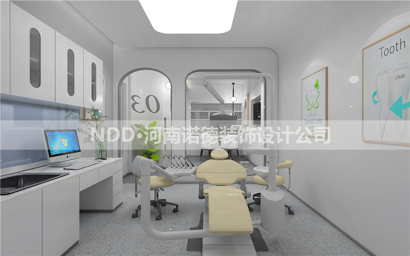 口腔诊所门头装修效果图,小型口腔诊所装修效果图