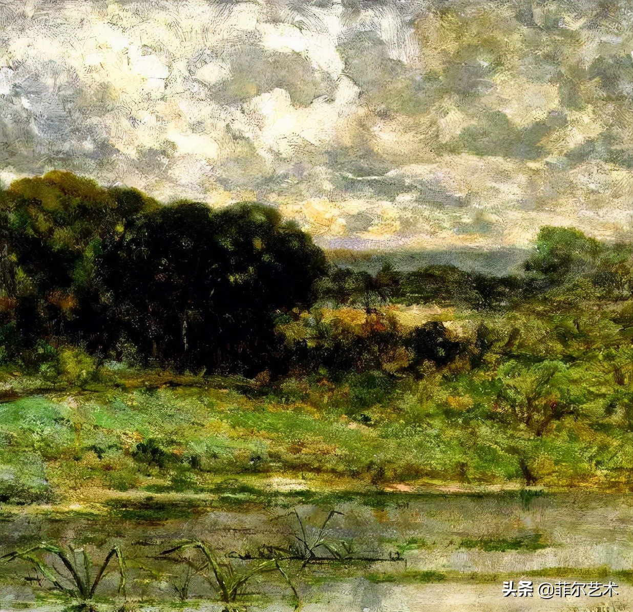 欧洲田园油画风景图片大全,古典油画风景美丽乡村