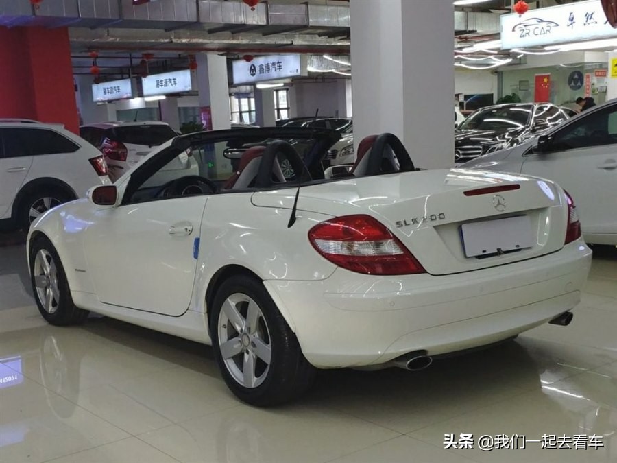 捡漏进口奔驰slk双门轿跑精品车,slk500奔驰二手