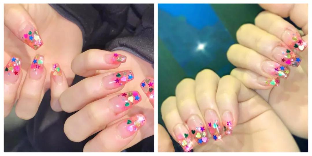 打翻了调色盘子,打翻的调色板美甲