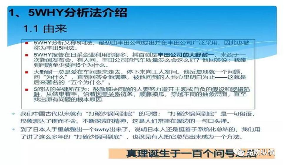 5why的优点,5why一定要问5个为什么吗
