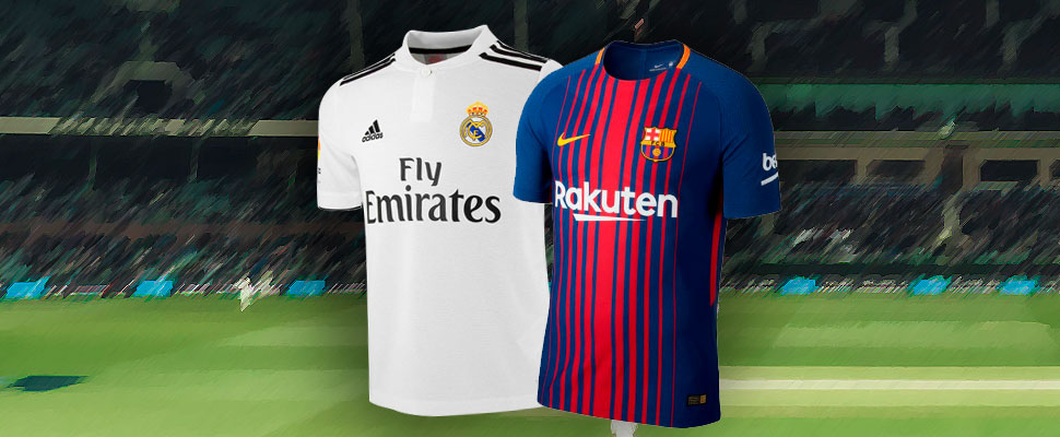 皇马巴萨豪门对决,西甲双雄足球队