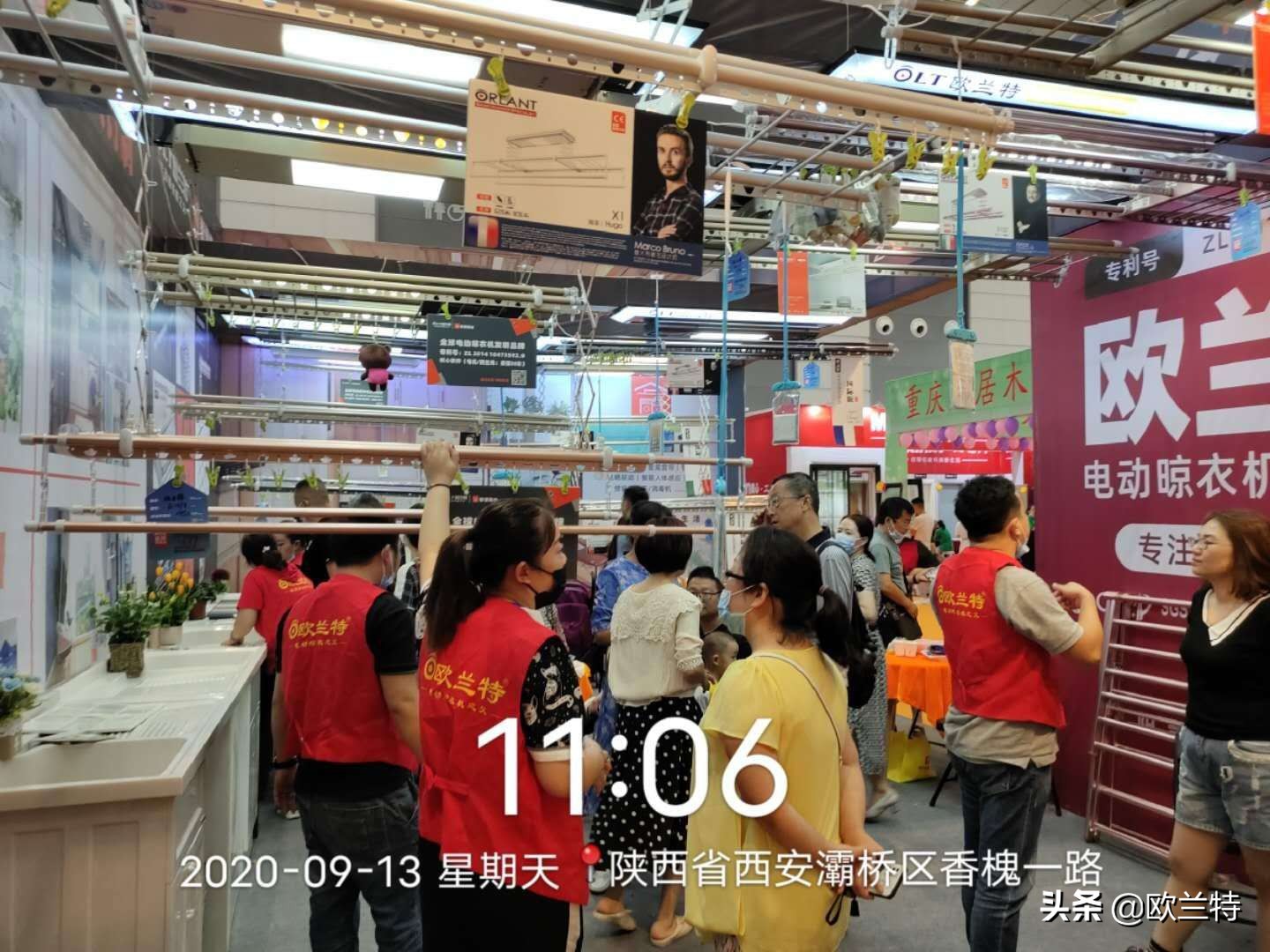 欧兰特2020西安家博会，火爆现场，展王者风范