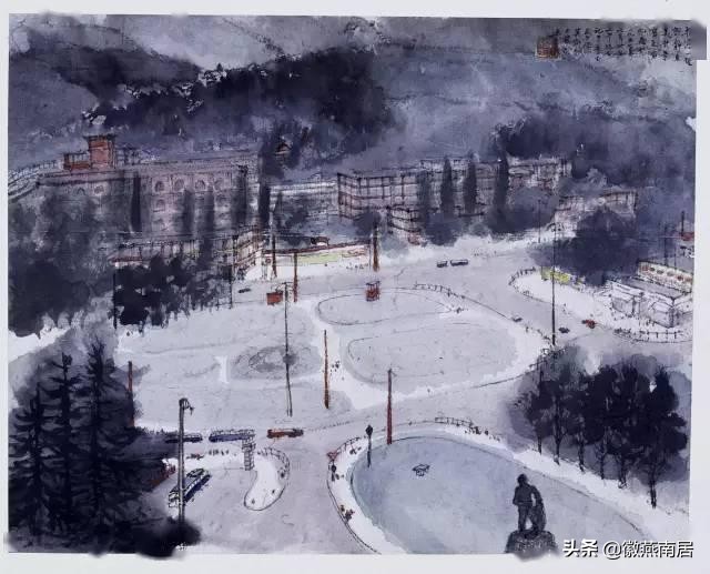 傅抱石在人民大会堂有几幅国画,傅抱石国画作品赏析1500字