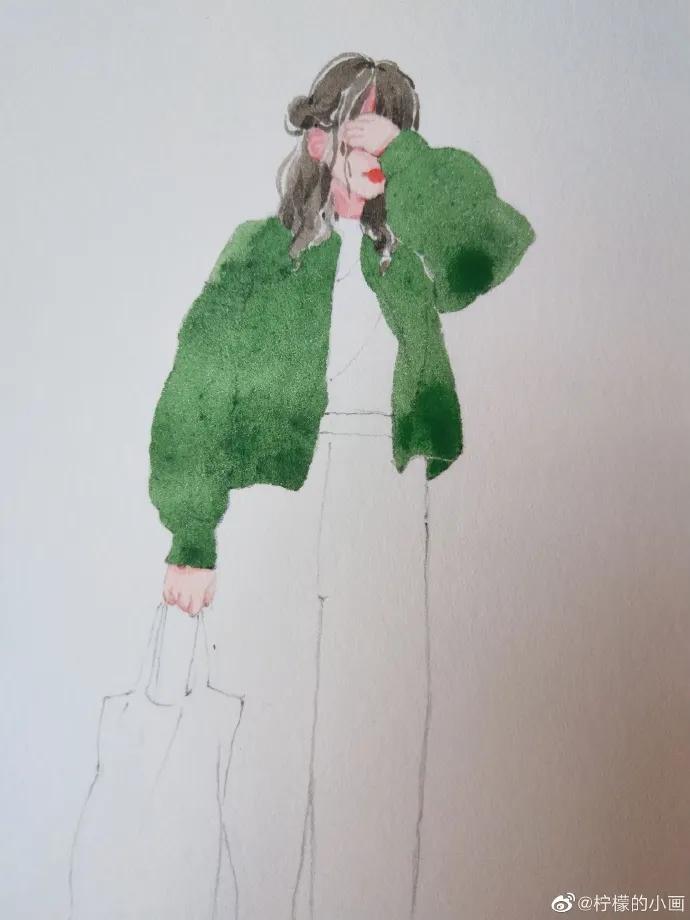 分享一组好看的小清新水彩插画,不来看看简单水彩小插画的教程吗